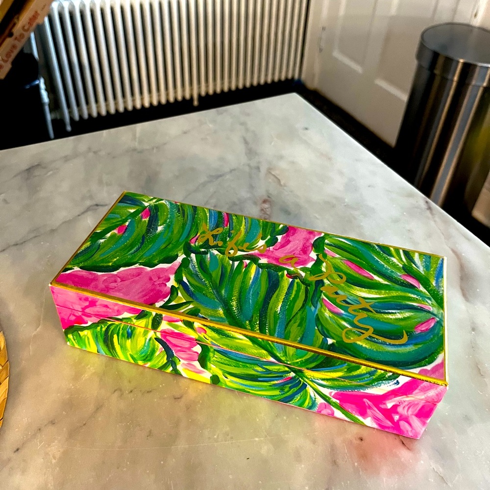 Lilly Pulitzer “Life’s A Party” Jewelry Box/Storage Box